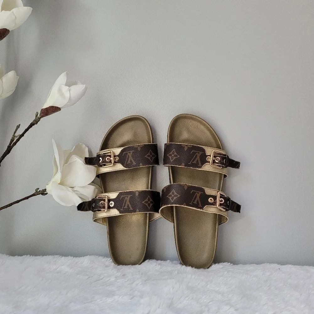 LOUIS VUITTON Bom Dia Flat Mule